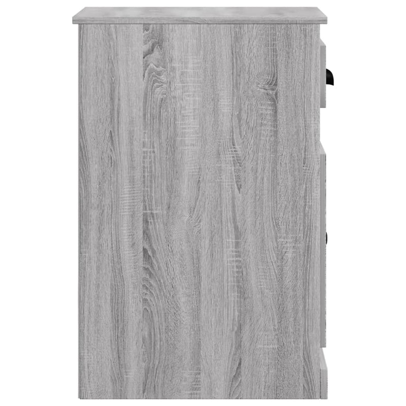 Side Cabinet with Drawer Grey Sonoma 40x50x75 cm Engineered Wood Payday Deals