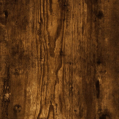 Side Cabinet with Drawer Smoked Oak 40x50x75 cm Engineered Wood Payday Deals