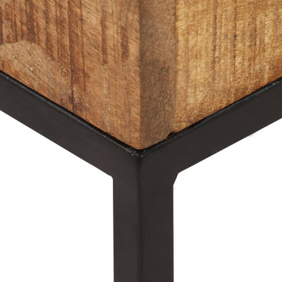 Side Table 30x30x33 cm Rough Mango Wood Payday Deals