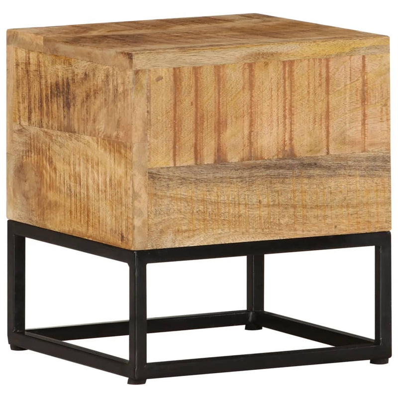 Side Table 30x30x33 cm Rough Mango Wood Payday Deals