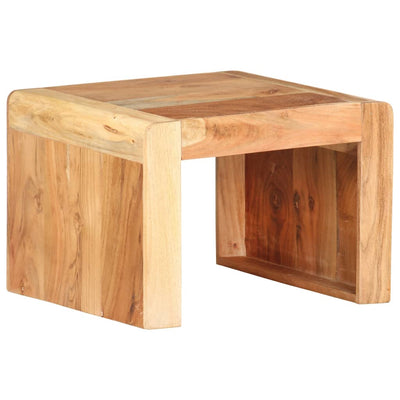 Side Table 43x40x30 cm Solid Acacia Wood Payday Deals