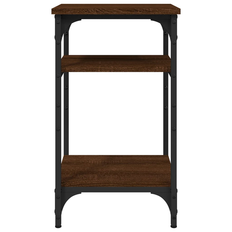 Side Table Brown Oak 35x30x60 cm Engineered Wood Payday Deals