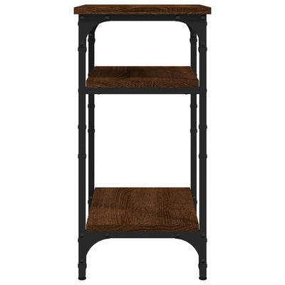 Side Table Brown Oak 35x30x60 cm Engineered Wood Payday Deals