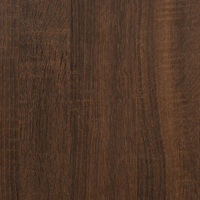 Side Table Brown Oak 35x30x60 cm Engineered Wood Payday Deals