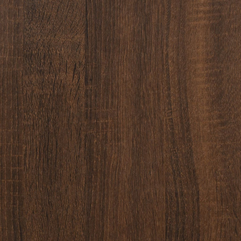 Side Table Brown Oak 35x30x60 cm Engineered Wood Payday Deals