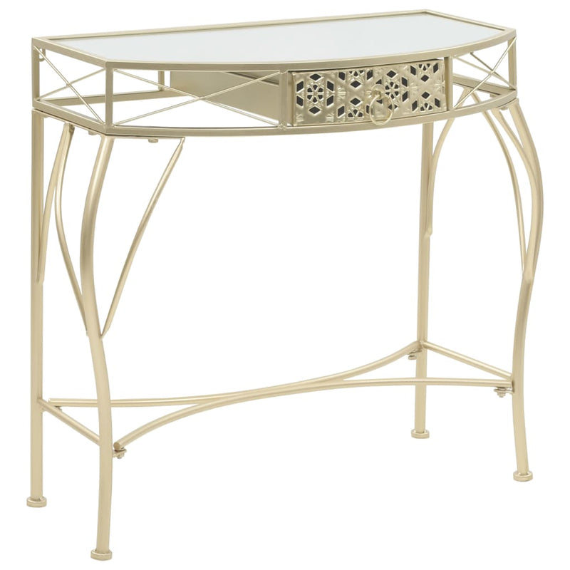 Side Table French Style Metal 82x39x76 cm Gold Payday Deals