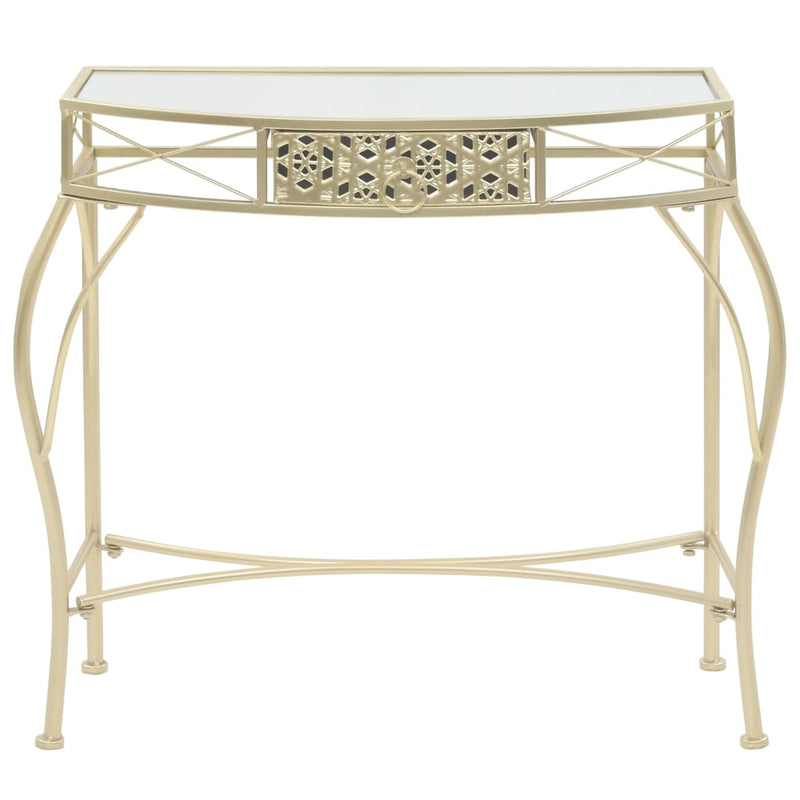 Side Table French Style Metal 82x39x76 cm Gold Payday Deals