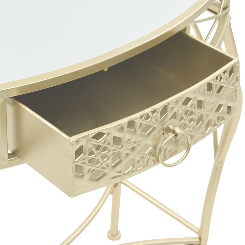Side Table French Style Metal 82x39x76 cm Gold Payday Deals