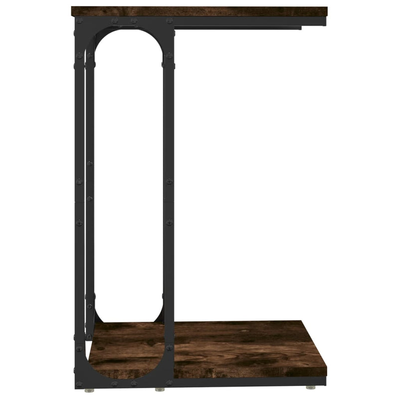 Side Table Smoked Oak 40x30x60 cm Engineered Wood Payday Deals