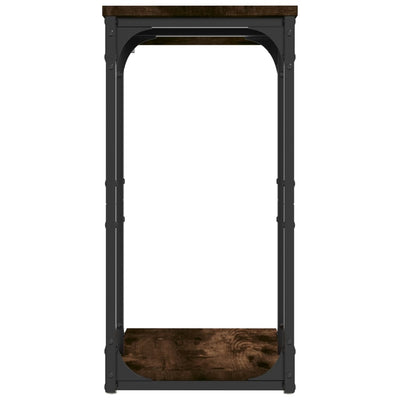 Side Table Smoked Oak 40x30x60 cm Engineered Wood Payday Deals