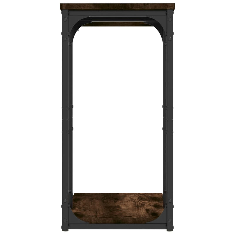 Side Table Smoked Oak 40x30x60 cm Engineered Wood Payday Deals