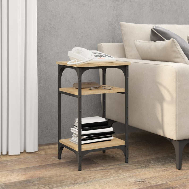Side Table Sonoma Oak 35x30x60 cm Engineered Wood Payday Deals
