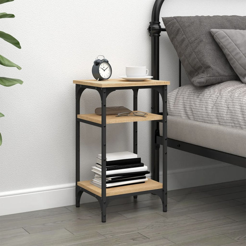 Side Table Sonoma Oak 35x30x60 cm Engineered Wood Payday Deals