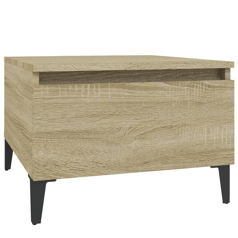 Side Table Sonoma Oak 50x46x35 cm Engineered Wood Payday Deals