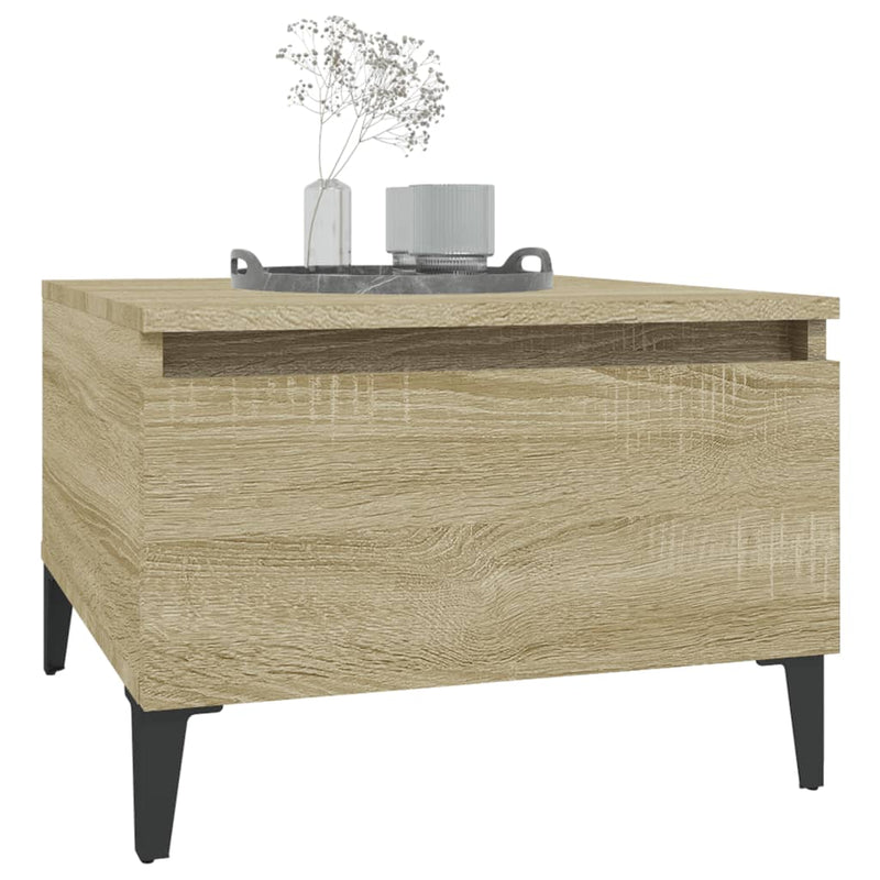 Side Table Sonoma Oak 50x46x35 cm Engineered Wood Payday Deals