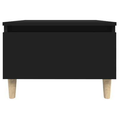Side Tables 2 pcs Black 50x46x35 cm Engineered Wood Payday Deals