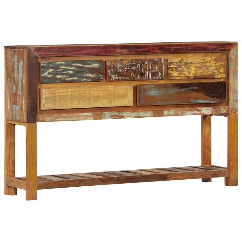 Sideboard 120x30x75 cm Solid Reclaimed Wood Payday Deals