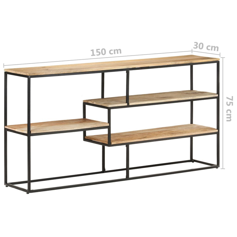 Sideboard 150x30x75 cm Rough Mango Wood Payday Deals