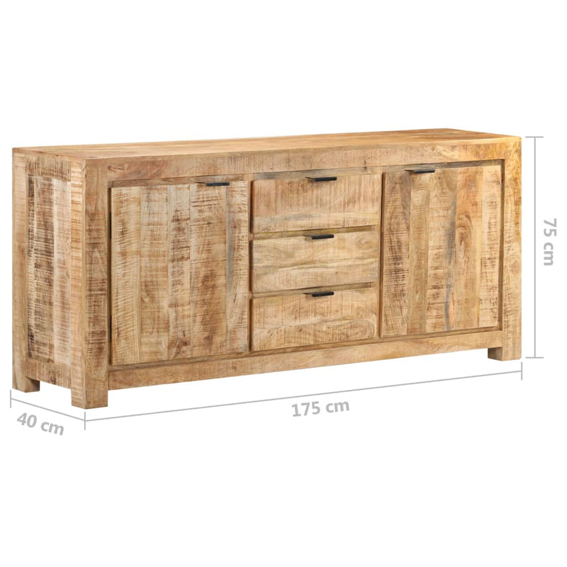 Sideboard 175x40x75 cm Rough Mango Wood Payday Deals