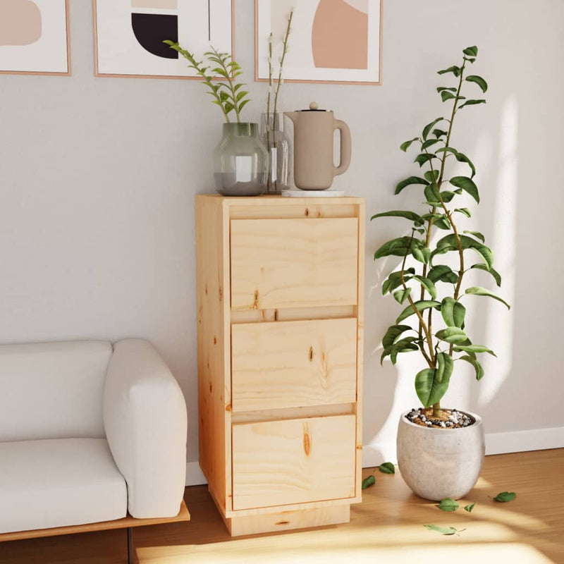 Sideboard 32x34x75 cm Solid Wood Pine Payday Deals