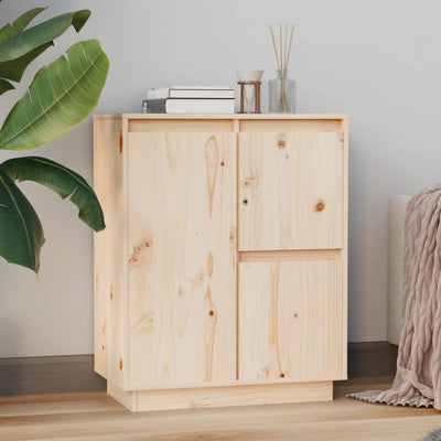 Sideboard 60x34x75 cm Solid Wood Pine Payday Deals