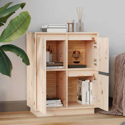 Sideboard 60x34x75 cm Solid Wood Pine Payday Deals