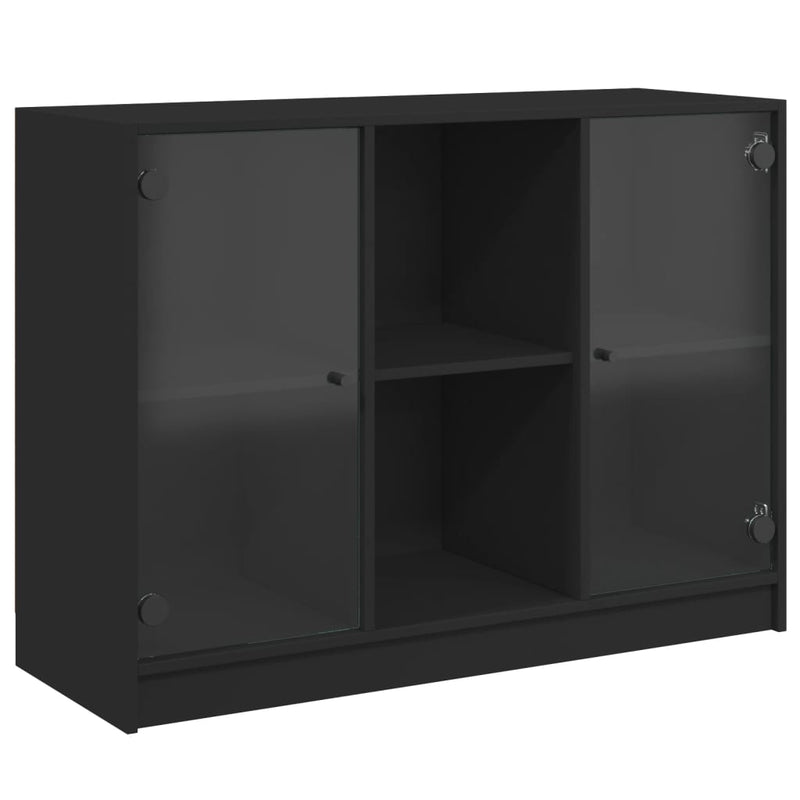 Sideboard Black 102x37x75.5 cm Engineered Wood Payday Deals