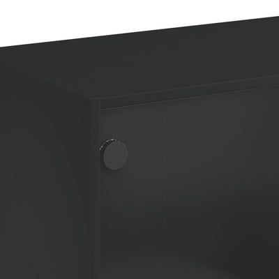 Sideboard Black 102x37x75.5 cm Engineered Wood Payday Deals