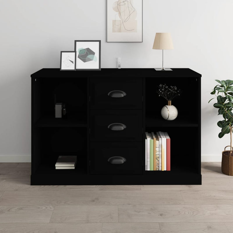 Sideboard Black 104.5x35.5x67.5 cm Engineered Wood Payday Deals