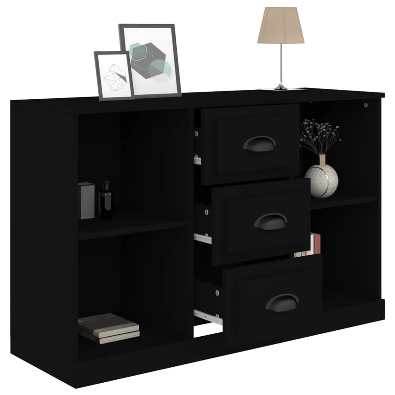 Sideboard Black 104.5x35.5x67.5 cm Engineered Wood Payday Deals