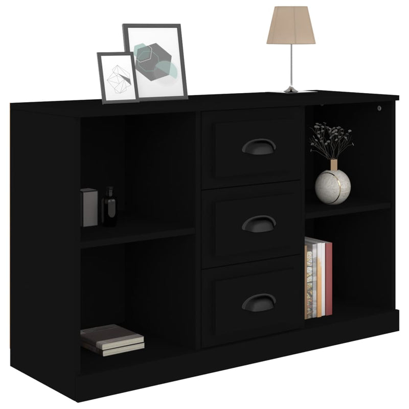 Sideboard Black 104.5x35.5x67.5 cm Engineered Wood Payday Deals