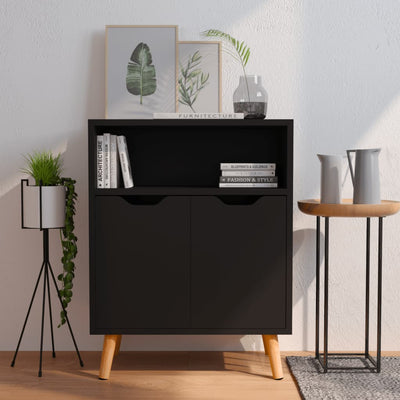 Sideboard Black 60x30x72 cm Engineered Wood Payday Deals