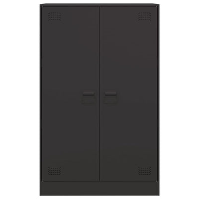 Sideboard Black 67x39x107 cm Steel Payday Deals