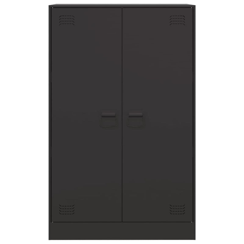 Sideboard Black 67x39x107 cm Steel Payday Deals