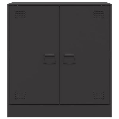 Sideboard Black 67x39x73 cm Steel Payday Deals