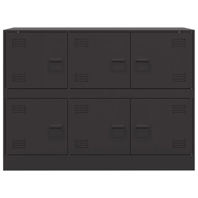 Sideboard Black 99x39x73 cm Steel Payday Deals