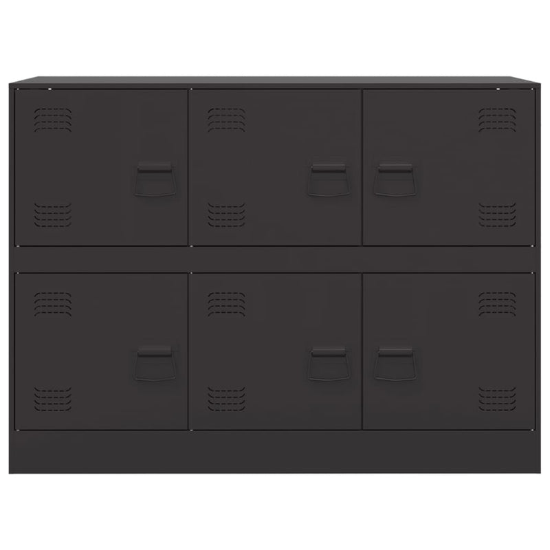 Sideboard Black 99x39x73 cm Steel Payday Deals