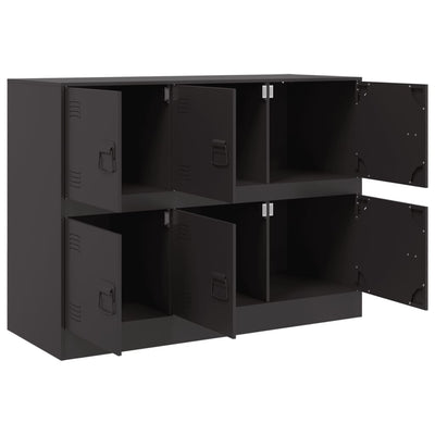 Sideboard Black 99x39x73 cm Steel Payday Deals