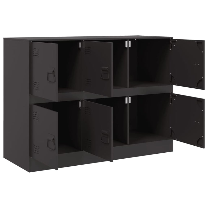 Sideboard Black 99x39x73 cm Steel Payday Deals