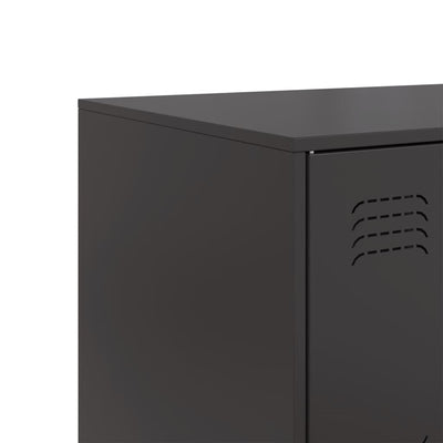 Sideboard Black 99x39x73 cm Steel Payday Deals