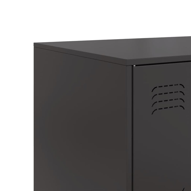 Sideboard Black 99x39x73 cm Steel Payday Deals