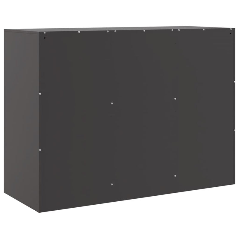 Sideboard Black 99x39x73 cm Steel Payday Deals