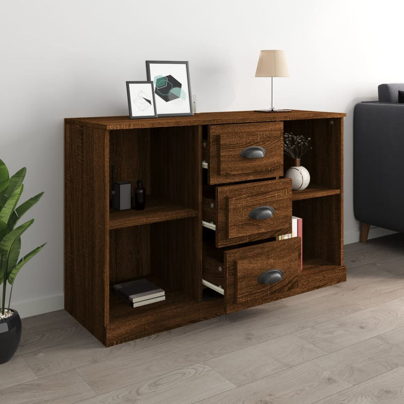 Sideboard Brown Oak 104.5x35.5x67.5 cm Engineered Wood Payday Deals