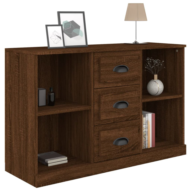 Sideboard Brown Oak 104.5x35.5x67.5 cm Engineered Wood Payday Deals