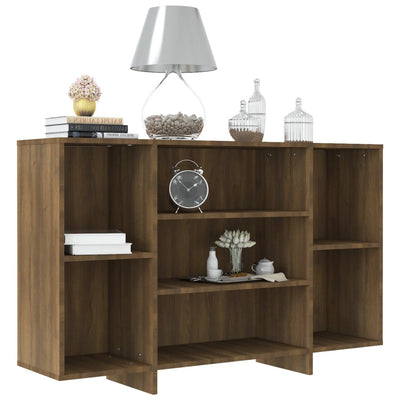 Sideboard Brown Oak 120x30x75 cm Engineered Wood Payday Deals
