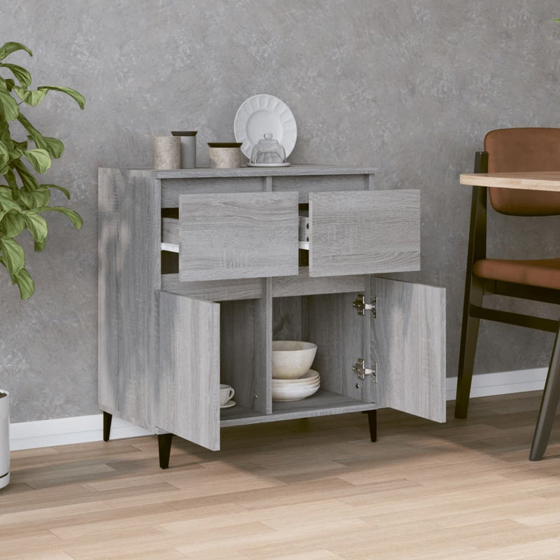 Sideboard Grey Sonoma 60x35x70 cm Engineered Wood Payday Deals