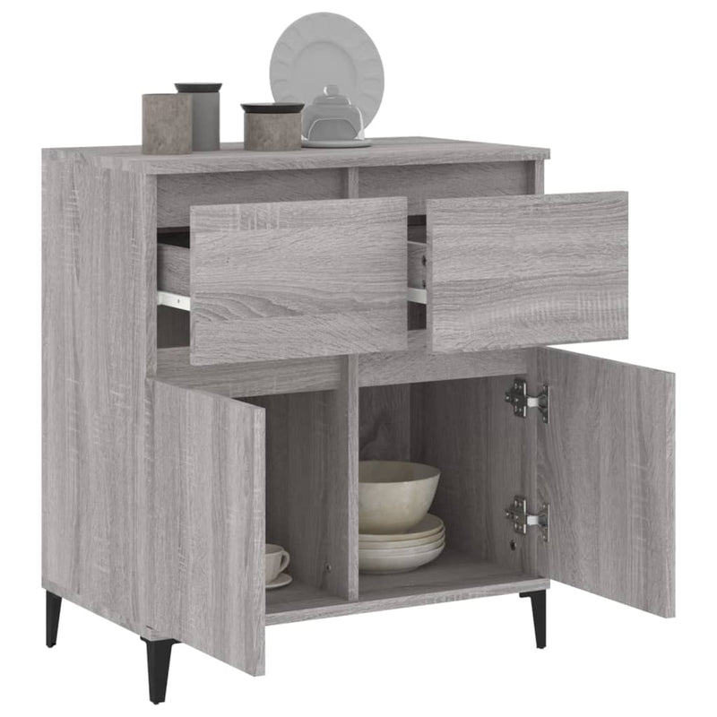 Sideboard Grey Sonoma 60x35x70 cm Engineered Wood Payday Deals