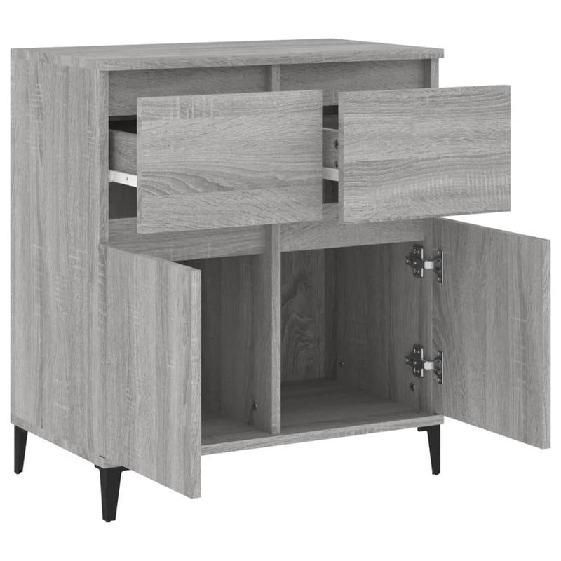 Sideboard Grey Sonoma 60x35x70 cm Engineered Wood Payday Deals