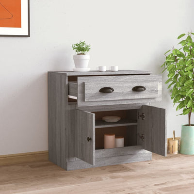 Sideboard Grey Sonoma 70x35.5x67.5 cm Engineered Wood Payday Deals