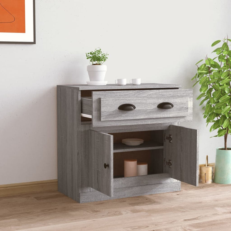 Sideboard Grey Sonoma 70x35.5x67.5 cm Engineered Wood Payday Deals